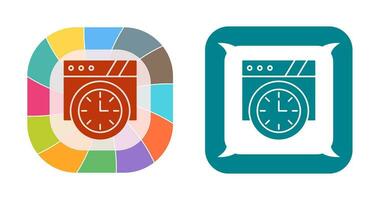 Wall Clock Vector Icon