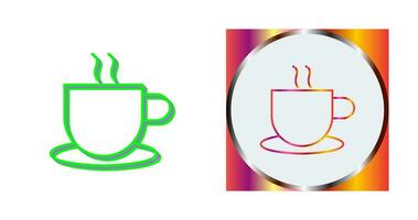 icono de vector de café caliente único