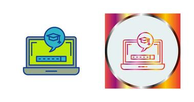 Digital Learning Vector Icon