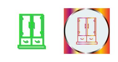 icono de vector de cajón de gabinete