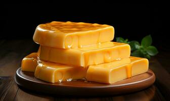 Milky pudding with Honey photo