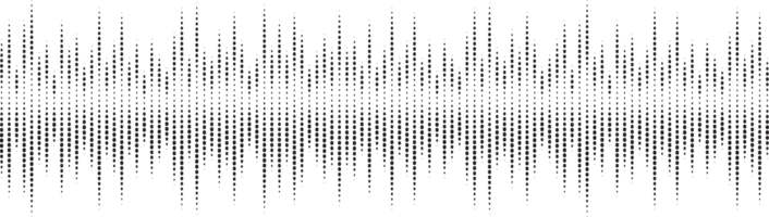 du son vague. l'audio la musique égaliseur. spectre radial modèle et la fréquence Cadre png