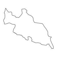 Hajigabul district map, administrative division of Azerbaijan. vector