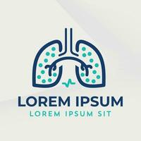 Lungs logo icon medical diagnostic vector pulmonary Pulmonology Pulmo