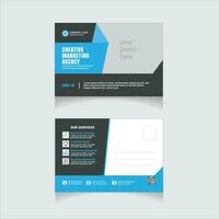 corporate post card vector