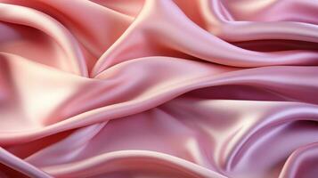 light pink satin fabric wallpaper, Generative AI photo