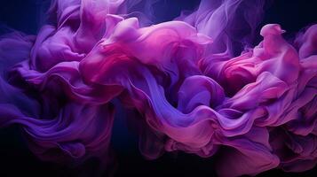 Abstract purple paint splash for desktop wallpaper, Generative AI photo