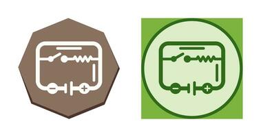 icono de vector de circuito eléctrico