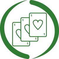 Unique Deck of Cards Vector Icon