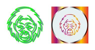 Orangutan Vector Icon