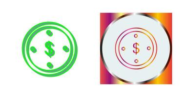 Dollar Coin Vector Icon