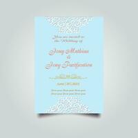 Luxury wedding invitation card design set. Luxury vintage golden vector invitation card template