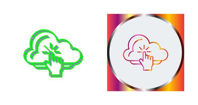 Cloud Computing Vector Icon