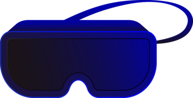 vr essentieel bril realiteit interactief toekomst technologie innovatie icoon element abstract achtergrond illustratie png