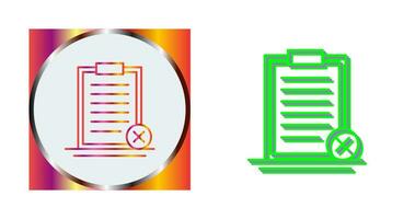 Rejected Vector Icon