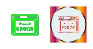 Error Code Vector Icon