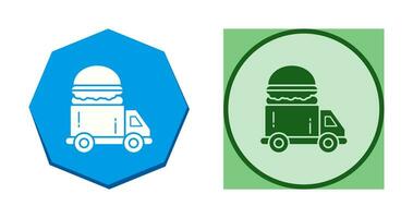 Fast Food Truck Vector Icon