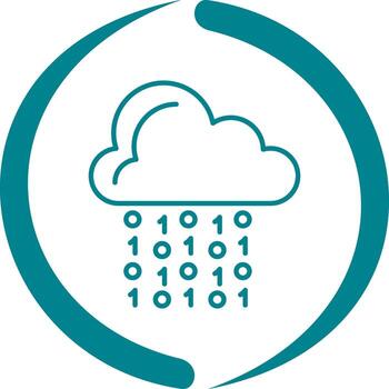 Cloud Coding Vector Icon