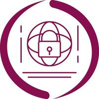 Internet Security Vector Icon