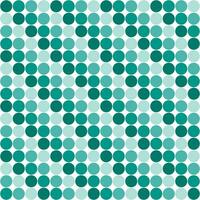 Green tile background, Circle mosaic tile background, Tile background, Seamless pattern, Mosaic seamless pattern, Mosaic tiles texture or background. Bathroom wall tiles, swimming pool tiles. vector