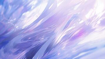 3d abstract iridescent wavy background. vibrant liquid reflection surface. neon holographic fluid distortion AI Generative photo