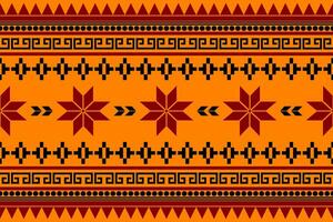 ethnic geometric seamless pattern. Geometric ethnic pattern can be used in fabric design for clothes, decorative paper, wrapping, textile, embroidery, illustration, vector, carpet vector
