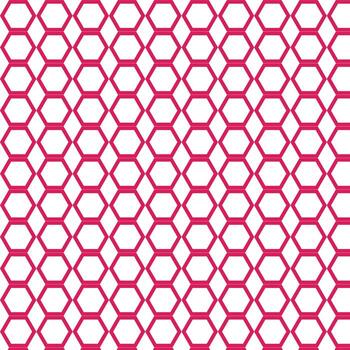 simple abstract pink color poligon rounded wavy pattern vector