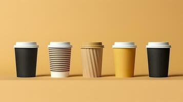 coffee mug mockup. Generative AI photo