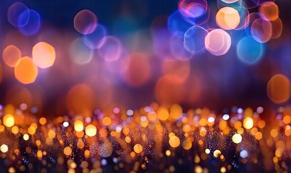 ligero mediante mojado ventanas noche festival antecedentes. para bandera, tarjeta postal, libro ilustración. creado con generativo ai herramientas foto