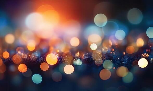 ligero mediante mojado ventanas noche festival antecedentes. para bandera, tarjeta postal, libro ilustración. creado con generativo ai herramientas foto