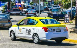 puerto escondido oaxaqueño mexico 2023 vistoso Taxi taxi coche y transporte en puerto escondido México. foto