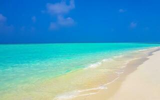 Natural tropical turquoise sandbank islands Madivaru Finolhu Rasdhoo Atoll Maldives. photo