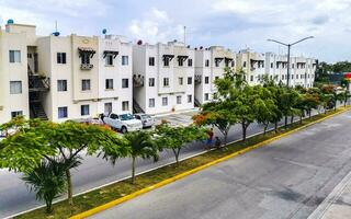 Playa del Carmen Quintana Roo Mexico 2021 Modern buildings and architecture hotels apartments Playa del Carmen Mexico. photo