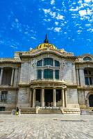 Mexico City Mexico 2021 Amazing palace of fine arts architectural masterpiece in Mexico City. photo