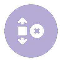 Pack of Graphics Design Tools Flat Circular Icons vector