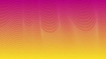 Modern colorful gradient background with wavy lines vector