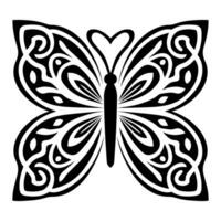 Butterfly celtic knot vector