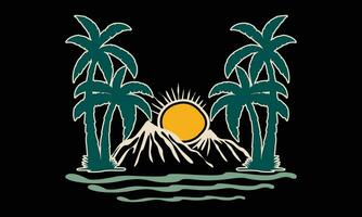 Aloha Hawaii Surfing Beach California Design, California Surfing Boats Colorful Beach SVG Illustration Design, Hello, Summer California Beach Vector T-shirt Design.