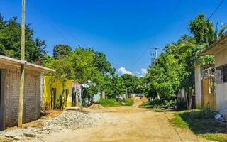 Unfinished construction site building city Puerto Escondido Mexico. photo