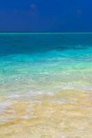 Natural tropical turquoise sandbank islands Madivaru Finolhu Rasdhoo Atoll Maldives. photo