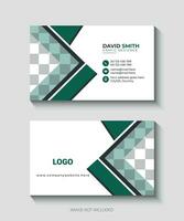 business card template vector