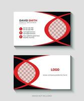 business card modern design vector