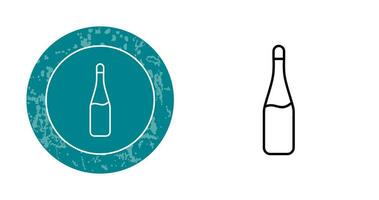 Champagne Bottle Vector Icon