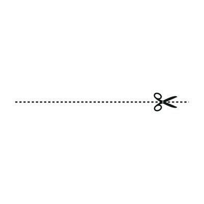 Cut line icon with scissor, cut here guidance, scissors and dash. Coupon mark and symbol for cropping, signifying voucher. Flat vector illustrations isolated in background.