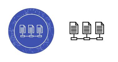 Network Files Vector Icon