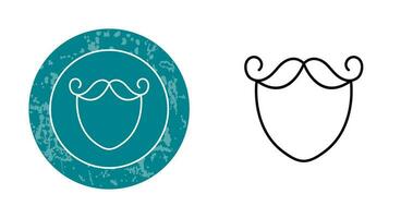 Beard and Moustache Vector Icon