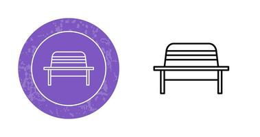 Garden Bench Vector Icon