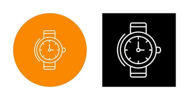 icono de vector de reloj de pulsera