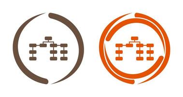 Unique Seo Structure Vector Icon