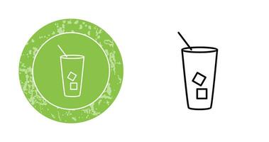 Iced Coffee Vector Icon